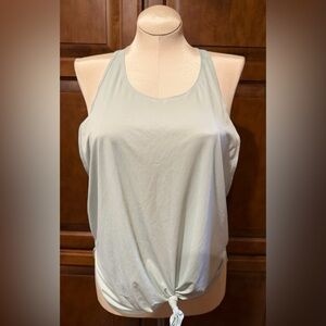 Nike Dri-FIT Racerback Tank Top Light Mint Green XL EUC Athletic Workout Running